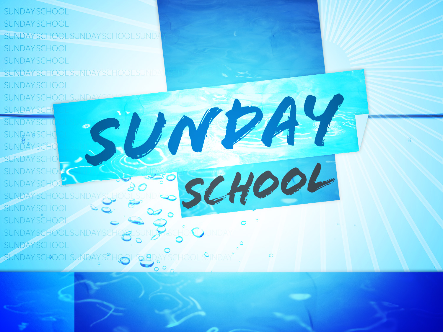 Sunday School Background Image